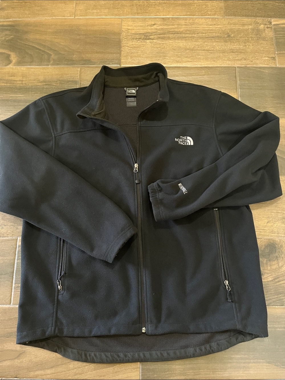The North Face Men's Black Full-Zip Fleece Jacket XXL